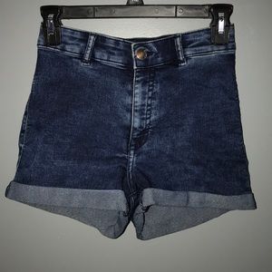 H&M High waisted jean shorts